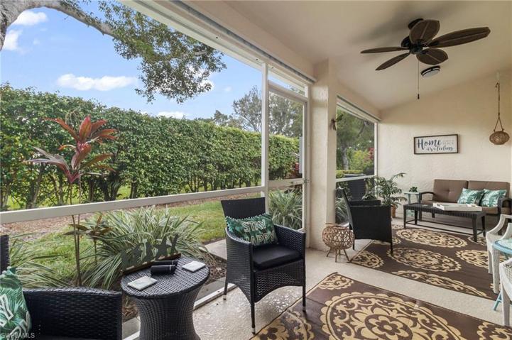 Screened Rear Lanai With Private Landscaped View