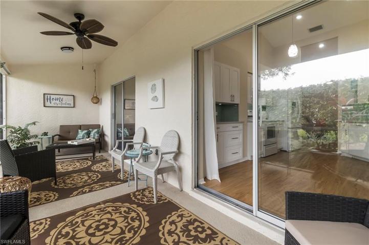 Screened Rear Lanai With Sliders to Kitchen and Master Bedroom
