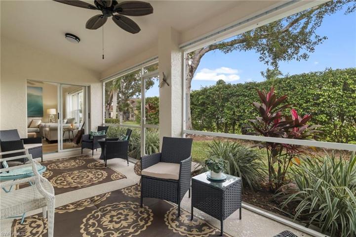 Screened Rear Lanai With Slider to Living Room