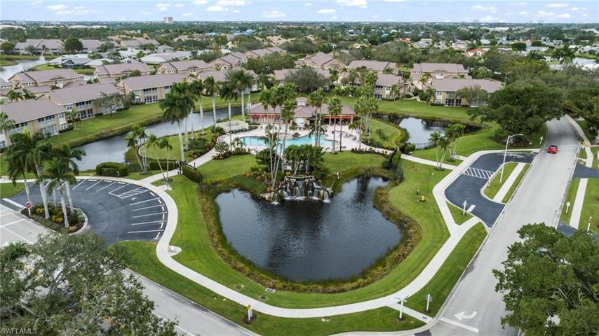 Aerial View of Parker Lakes Main Pool and Clubhouse