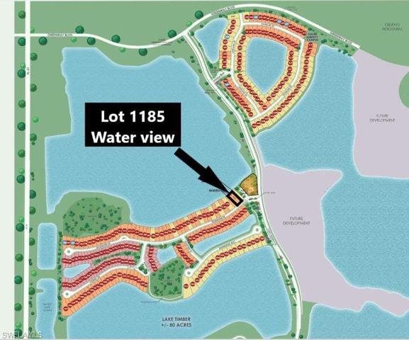 Homesite map - lot 1185 with water views