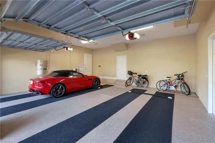 Spacious 2 car has storage closet