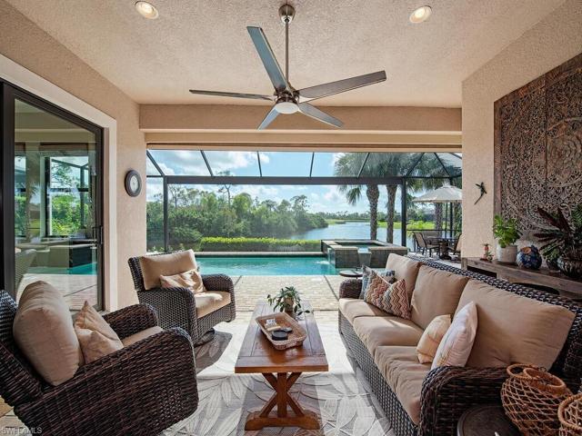 Sitting are on the lanai