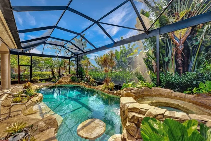 A tranquil tropical setting