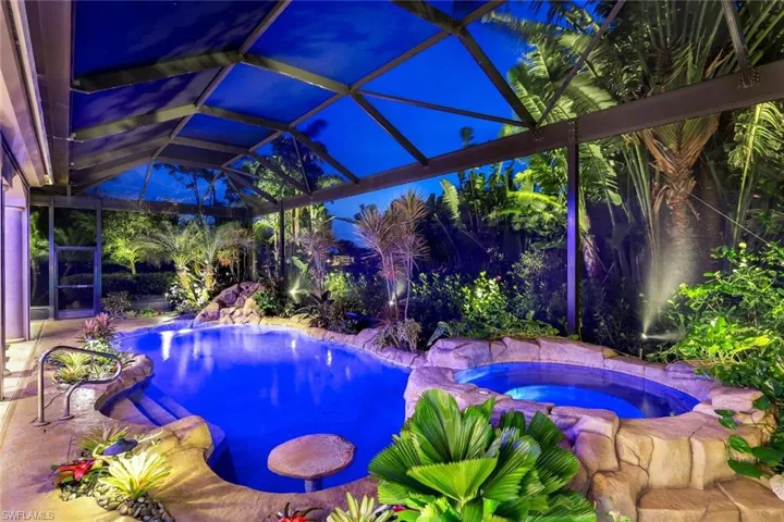 Led light system linked to your phone also controls the spam and waterfall features