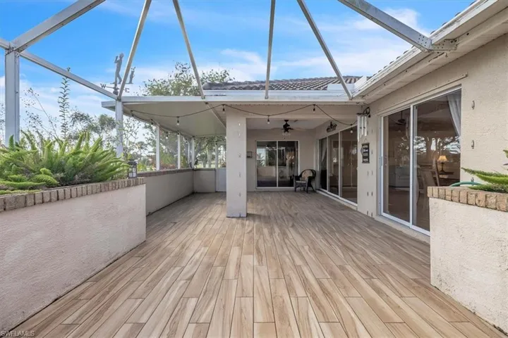 Screened lanai