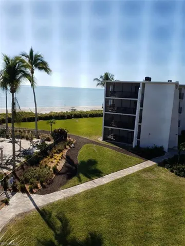 Pre View of yard with a Gulf view