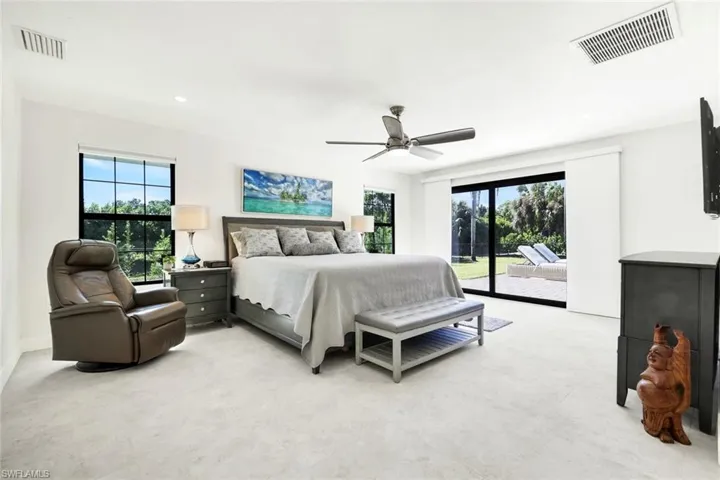 Primary bedroom in Main residence