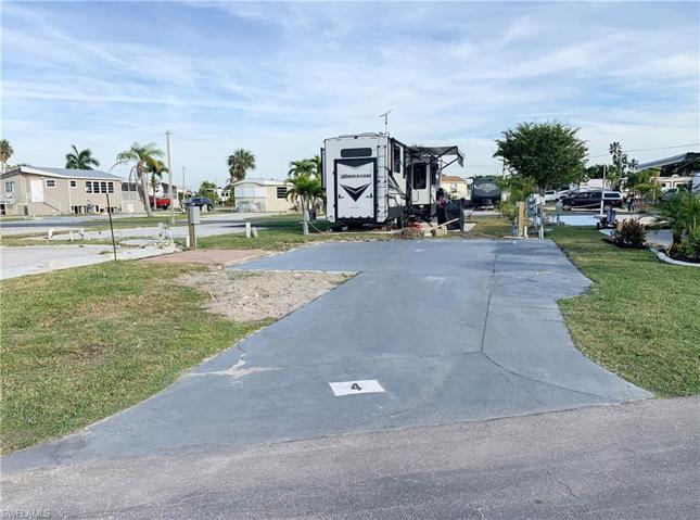 Front view with freshly painted concrete and updated electric