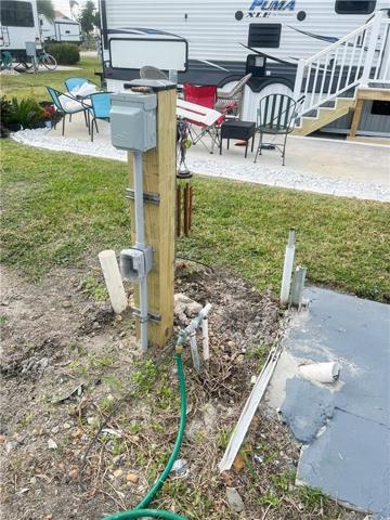 Water, sewer and electric hook-up ready to go!