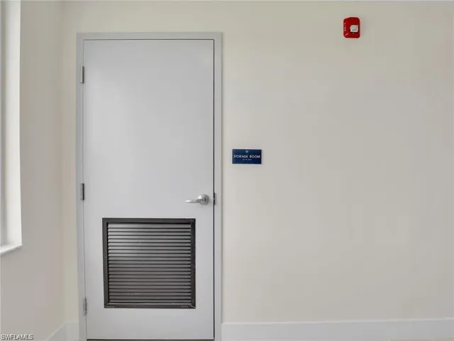 HUGE storage under a/c same floor