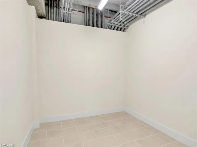 HUGE storage under a/c same floor