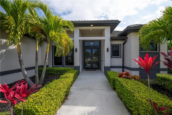 Lush, mature landscaping