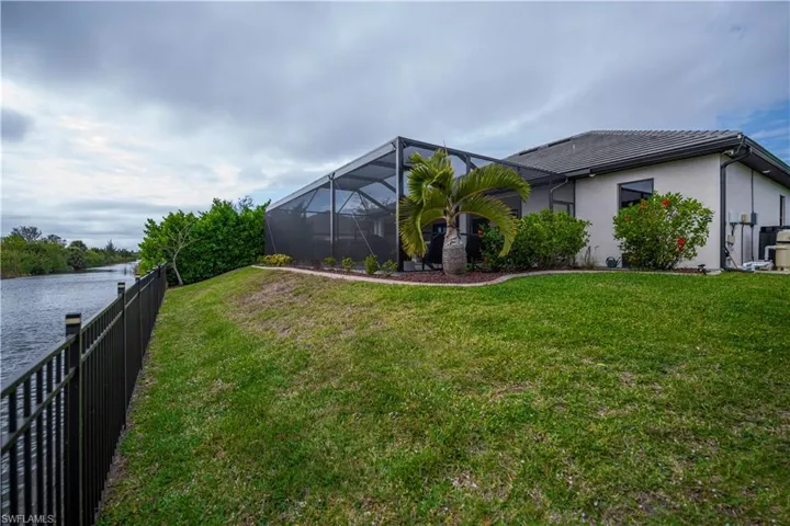 Large, secure yard for pets or children