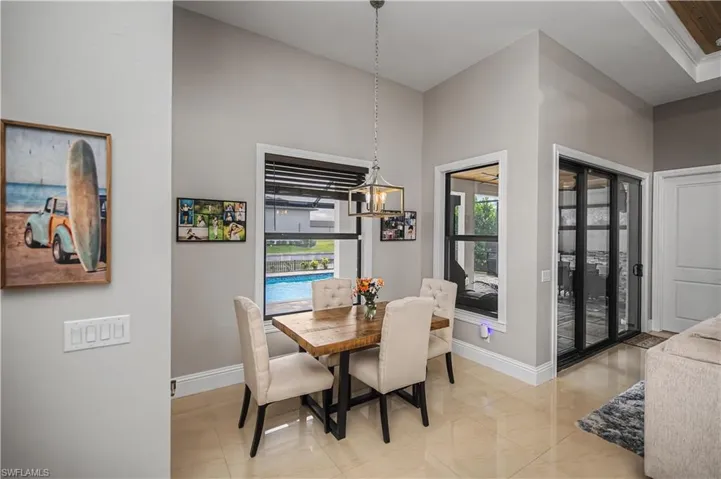 Dining space with tons of natural light
