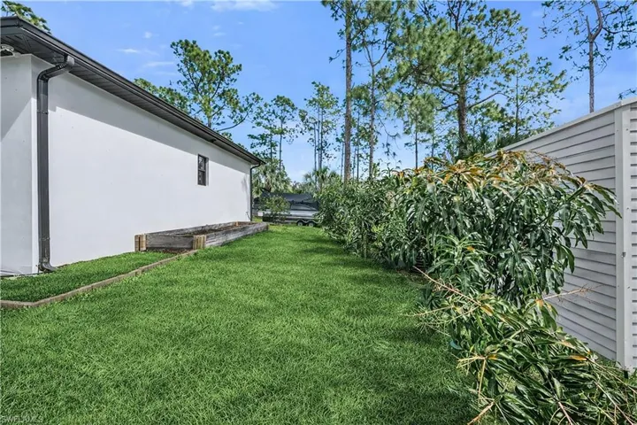 View of green lawn