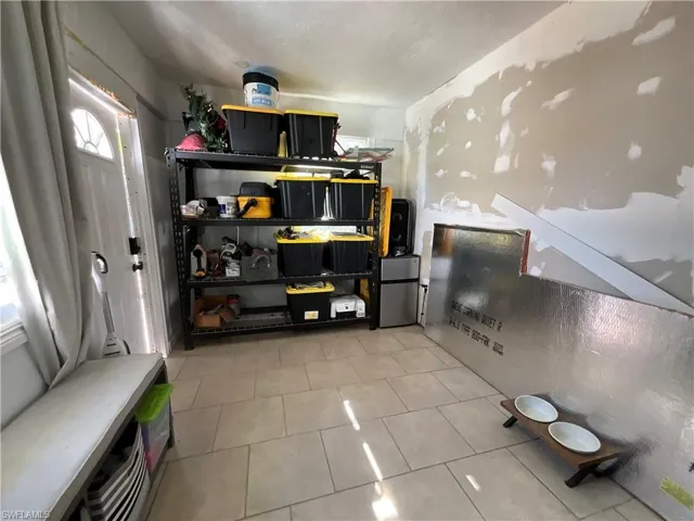 View of storage room