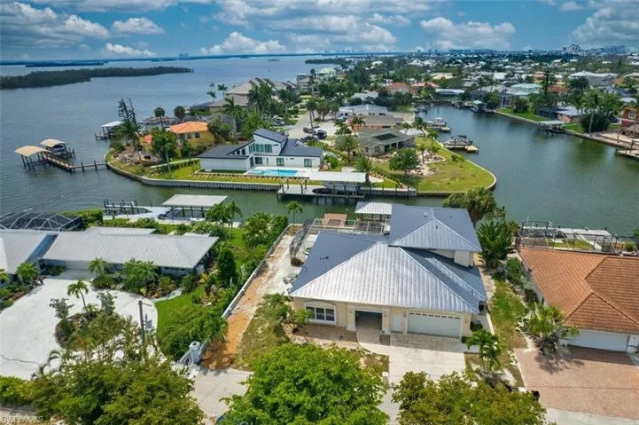 Intersecting canals and Estero Bay