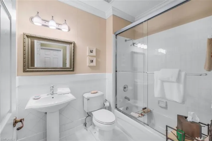 Guest/Powder bath. Owner will leave mirror if desired.