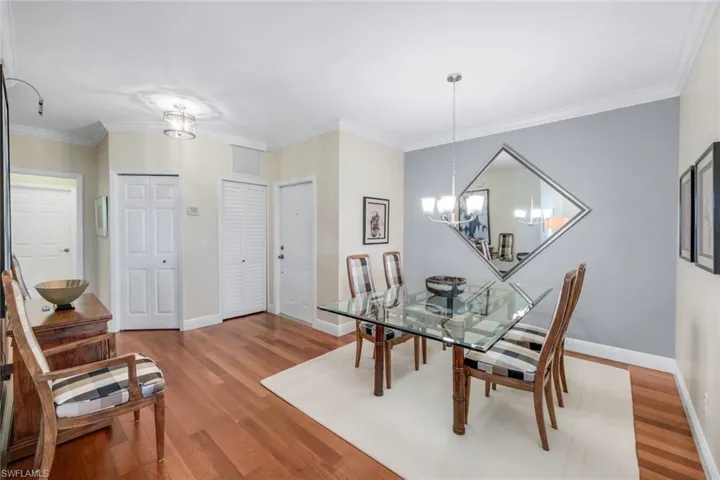 Spacious formal dining (or office.) If desired, owner will leave wall mirror.