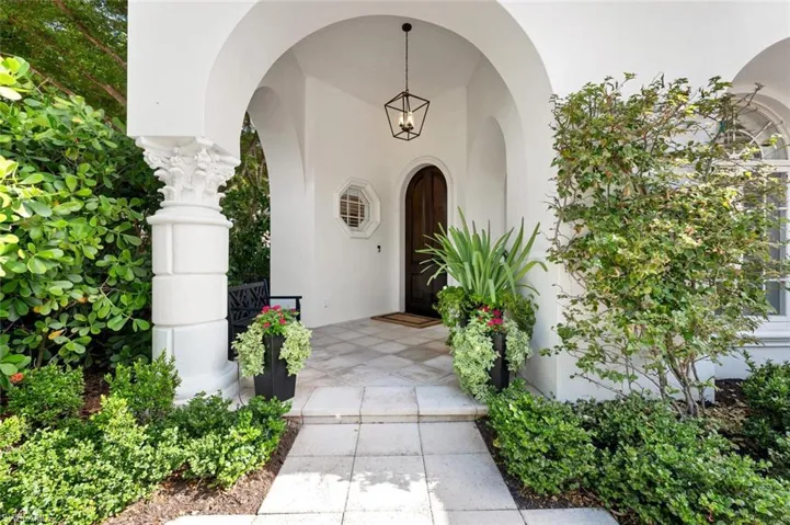 View of exterior entry