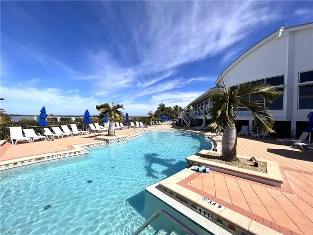View of pool