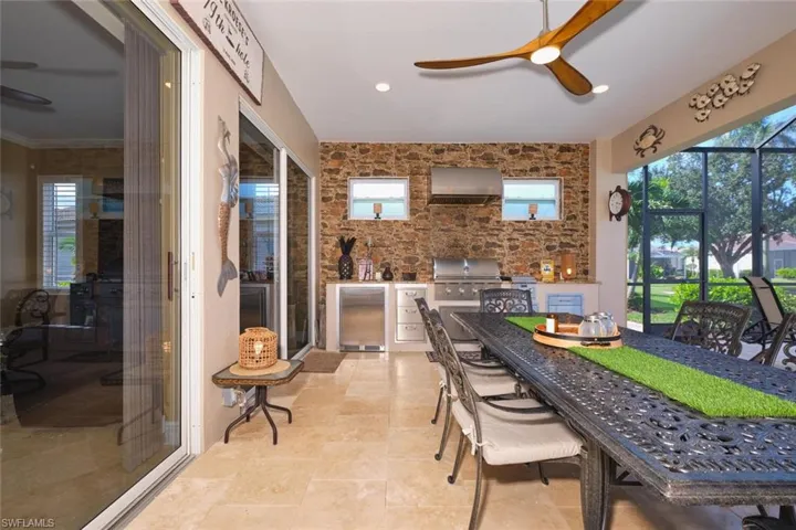 Sunroom featuring healthy amount of natural light