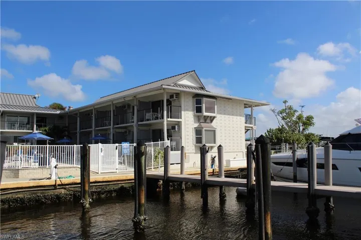 Dock area featuring a water view and a balcony
