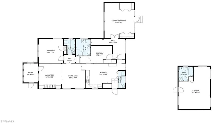 Approx. 1665 Sqft Living Area w/Cottage
