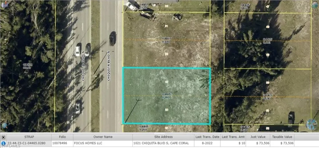 1021  Chiquita S BLVD, Cape Coral, FL 33991