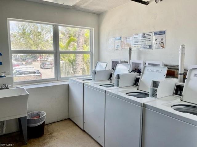 Washers, dryers and sink