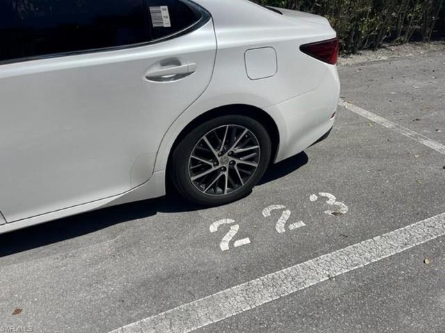 Designated parking spot