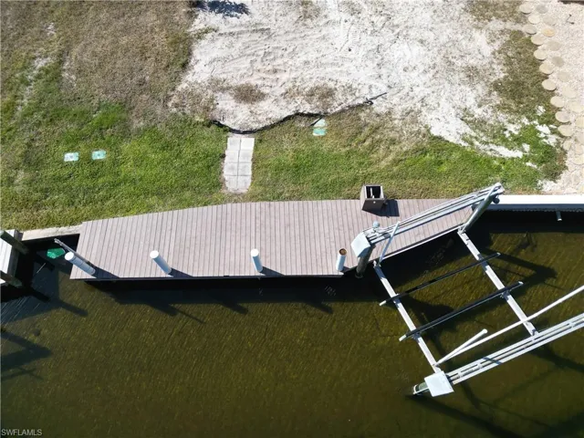 Nice dock and boat lift
