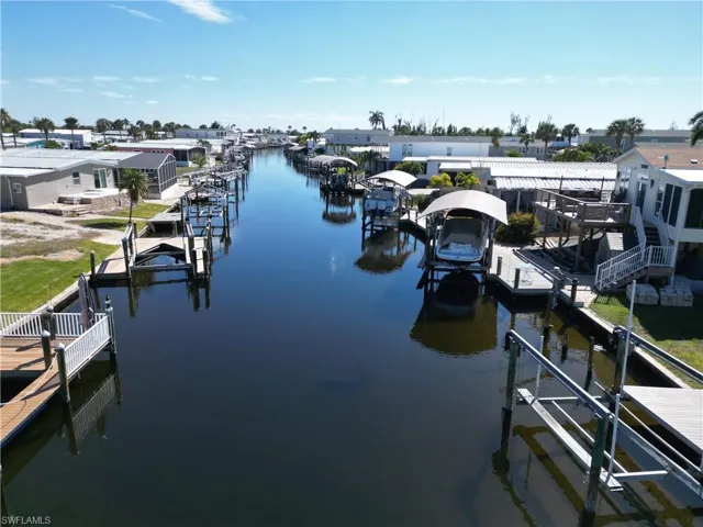 Looking South down the canal