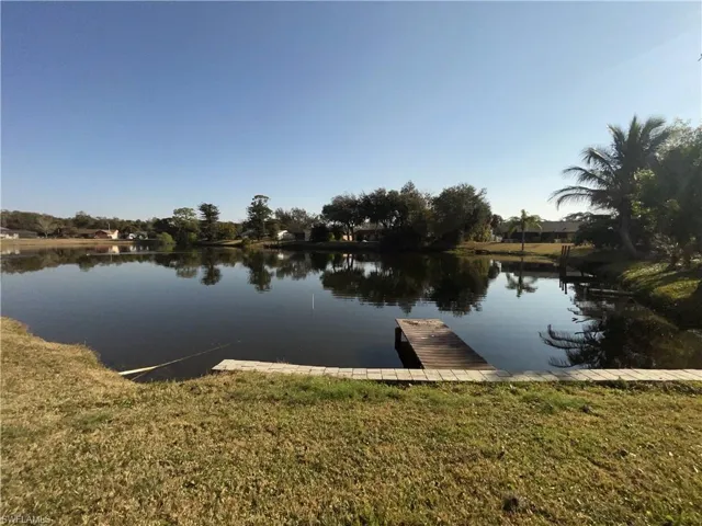 Dock featuring a water view