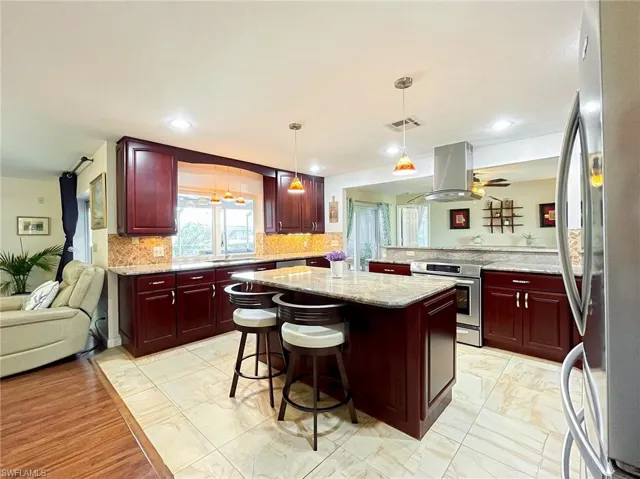 oversized kitchen