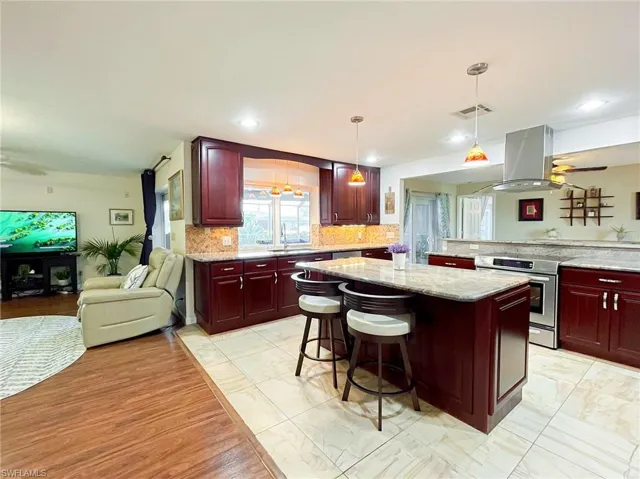 oversized kitchen