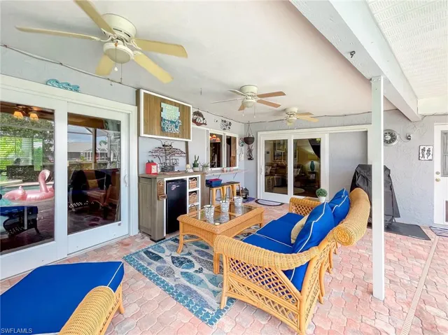 Covered area in Lanai