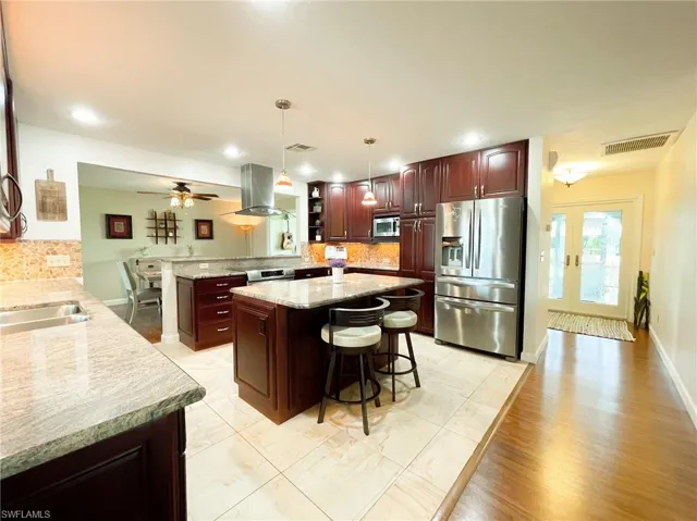 oversized kitchen