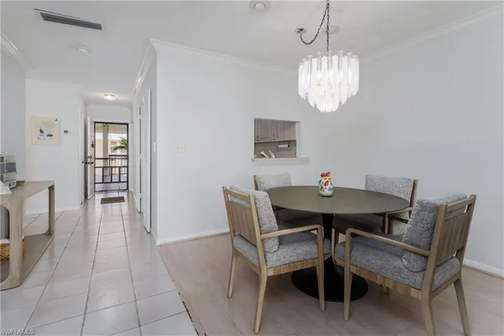 with pass-thru to kitchen