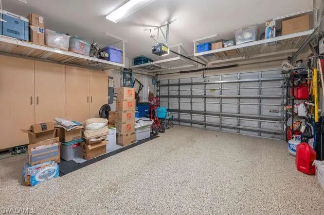 Storage installed in garage