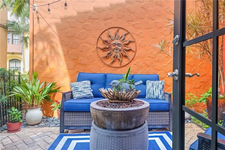 View of patio