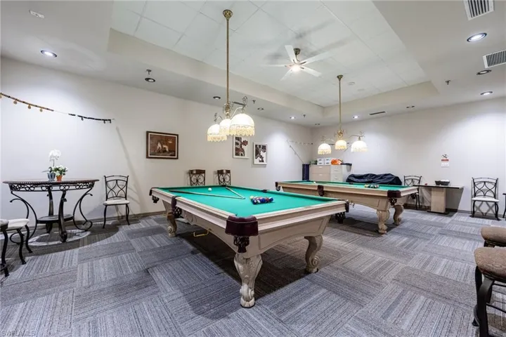 Billiards room