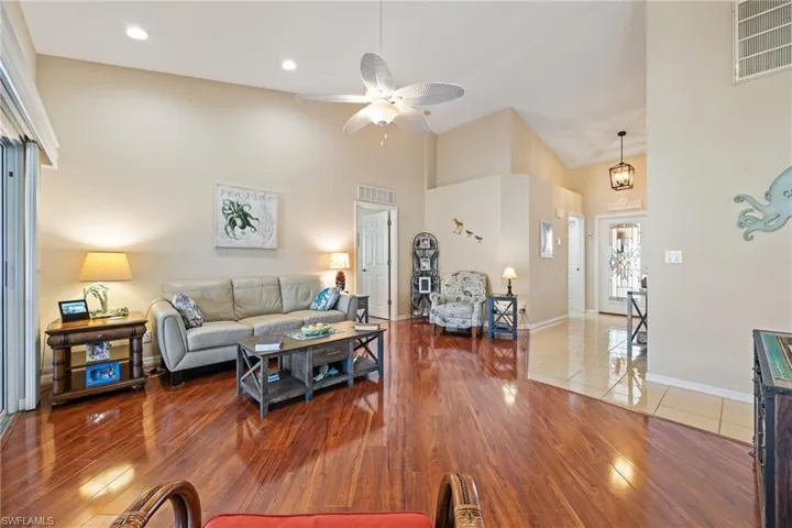 Welcoming living area to entertain guests