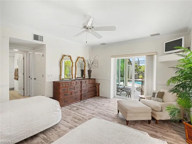 Third bedroom opens up to the lanai