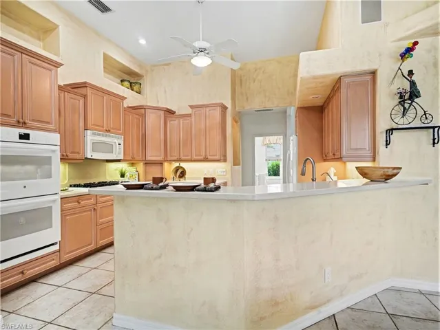 View of kitchen from the Family room