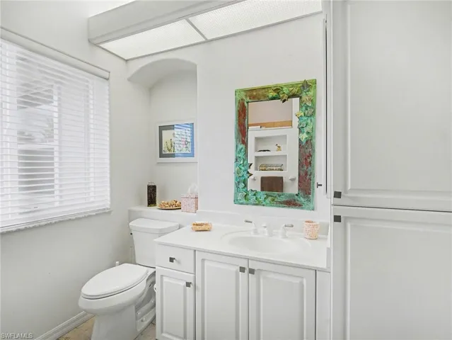 Bathroom by third bedroom.