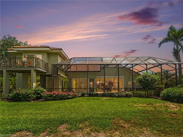 Rear view of house