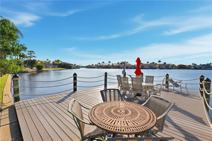 Dock with a deck with water view
