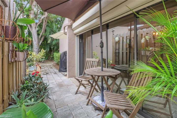 View of patio